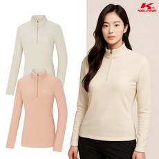 콜핑 여자 여성 겨울 기모 후리스 티셔츠 기모 등산티셔츠