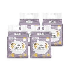 EGUEGU 蓬鬆柔軟雲朵墊狗狗排便墊 小型, 4個, 100入
