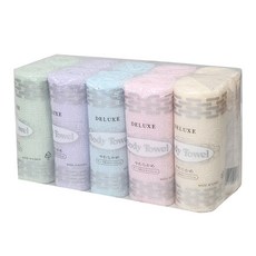 국내산 파스텔 샤워타올(10장) 때타올 목욕타올, 1개, 10개입