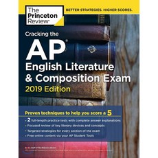 Cracking the AP English Literature & Composition Exam 2019 : Practice Tests & Proven Te..., Princeton Review