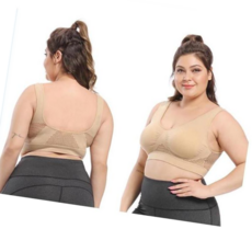 스포츠 여자 데일리 큰속옷 빅사이즈 편한 심리스 빅브라 탑