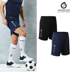 선덜랜드 유소년성인 남성 축구스포츠 로고 모션핏 트레이닝복 반바지 - 26021-PT02