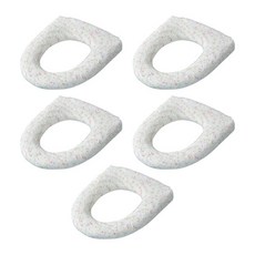 GHSHOP 5개 변기 좌석 커버 세트 클로즈스툴 패드 가정용 변기 좌석 쿠션 변기 좌석 매트 커버 가정용 기숙사용, 플러시, 골든 핑크, 1개