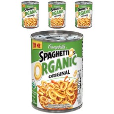 캠벨스 스파게티오 오리지널 파스타 토마토 앤 치즈 소스, 448g, 4개