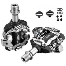 RACEWORK 山地車鎖踏 自鎖腳踏車踏板 超輕DU軸承 SPD M8100, 黑色, 1套