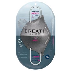 브레스 마스크 퀸텟 그레이 kf94마스크(판매가1매씩), 1개, 상세 참조