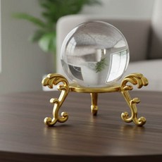 티큐 타로 풍수 인테리어 명상 크리스탈 투명 수정 구슬 P087