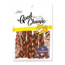 굿츕스 22 하드 트위스트 오래먹는 껌, 소고기오리, 180g, 1개 소고기오리, 180g, 1개