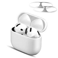 에어팟 프로3 호환 철가루 방지 스티커 4개입 1세트, 실버