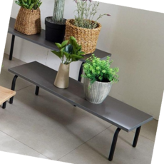 미니화분받침대 중형 화분받침대 선반, 뷰800_중형_그레이