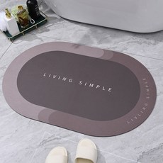 슈퍼 흡수성 목욕 매트 빠른 건조 욕실 깔개 논슬립 입구 현관 매트 나파 스킨 플로어 매트 화장실 카펫 홈 데코, 40X60CM, 색깔11
