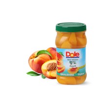Dole 돌 후룻바틀 황도 666g 과일통조림, 4개