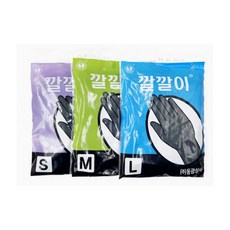 동광상사 깔깔이 미용 염색장갑 1매 미용장갑, 깔깔이(블랙)-S, 1개