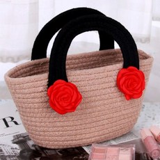 꽃모양 장식핀 레드 6cm 가방 포인트 액세서리 의류 꾸미기 선물 포장 장식, 1개, 상세페이지 참조