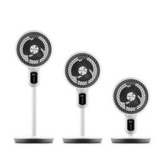 보닉 3D 입체회전 스탠드 리모컨 써큘레이터 선풍기(고급형)신제품 상하좌우 완전자동 입체회전, 단품