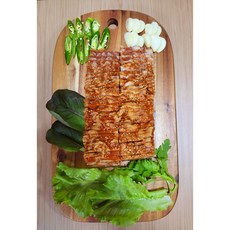 대가 국산 우슬닭발편육 안동 수제 무뼈 매콤 술안주 모임먹거리 야식, 1개, 500g