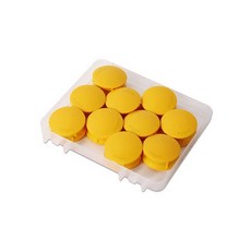 노랑 자석홀더 특대 20개 사진고정 메모자석 보드판