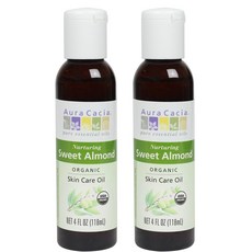 아우라카시아 스킨 케어 오일 너리싱 스위트 아몬드, 118ml, 2개