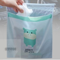 몬스또어 부착형 쓰레기통 15매입 차량용쓰레기통, 병아리