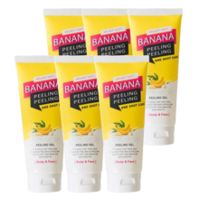 바나나 필링필링젤 6종 12종 옵션 구성 순한 데일리 필링 부드러운 각질 케어 꽃가루세정 미세먼지 딥클렌징, 6개, 200ml