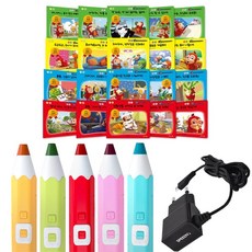 세이펜 레인보우 32G+코코몽과함께 좋은습관기르기(한글), 레드