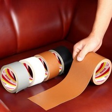 가죽 수선 테이프 강력 접착 가죽 테이프 보수 패치 (폭 5cm), 1개, 블랙