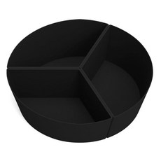 Brfveob 슬로우 쿠커 라이너 다기능 조리기 재사용 가능 스태킹 가능 호랑이 밥솥 일상 사용 조리기구 실리콘 세퍼레이터 가정용 밥솥 실리콘 (7QT 3-in-1 (블랙)), 상세페이지 참조