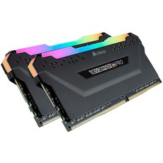 CORSAIR 커세어 DDR4 3600MHz VENGEANCE RGB PRO 16GB 8GB 2개 CMW16GX4M2Z3600C20