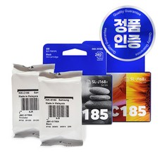 삼성 정품 INK-M185+INK-C185 번들(박스만 없는)잉크1세트 / 호환프린터 J1680 J1683 J1685 J1780 J1785, 03.정품잉크M185(블랙)+C185(컬러), 1세트