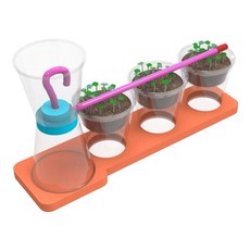 자연과학 집콕놀이 급수장치 식물재배 새싹키우기 식물관찰키트 재배기 교과실험, 3개
