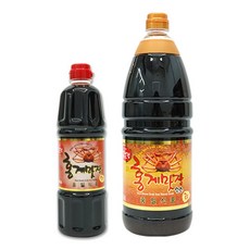 홍게맛장 소스 골드 1.8L +홍게맛장 소스 레드 900ml 홍게 조미료 맛간장, 2.7L, 1세트