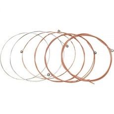 [ 727761 ] 6피스 스틸 코어 포크 기타 6현 교체 세트 스테인리스 어쿠스틱 줄 6개