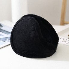 보드귀마개 접이식귀마개 등산 접이식 체온유지 귀보호 털귀도리 검정, 없음