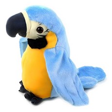 다다랜드 말하는 앵무새 작동동물인형, 24mm, blue, 1개