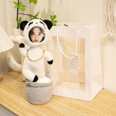저스트조이 얼굴인형제작 프린팅 DIY 봉제 포토인형, 1개, 선물 상자 + 판다, 1cm