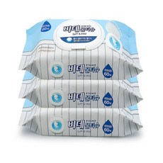 위생대장 샤인 물에 녹는 비데물티슈 캡형 60매 3개 화장실전용, 1g