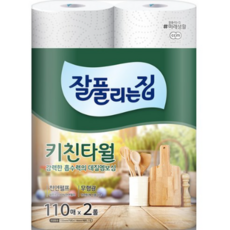 잘풀리는집 키친타올 110매 2롤, 14개