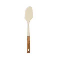 트루쿡 이탈리아산 올리브 실리콘 조리도구 스패츌라, 1개, 베이지