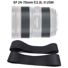 Canon EF 24-105mm f/4L IS / IS II / 24-70mm f/2.8L II USM 수리 부품용 렌즈 줌 포커스 그립 고무 링, 02 24-70 II, 1개