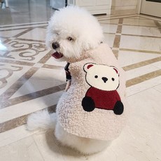 狗媽媽毛皮考拉背心, 淺褐色