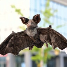 박쥐인형 봉제인형 부드러운 애착인형 선물 아기인형 동물인형 캐릭터인형, 1개, A. 진한 회색