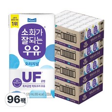 매일유업 소화가잘되는우유 오리지널 미니 120ml, 96팩