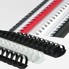 플라스틱링 국산 COMB 제본링 셀프 6mm ~ 51mm 21홀 2:1 규격 국산 최대매수 제본 DIY 다이어리 연습장 압착링 제본 소량 소모품, 백색 - 10개, 1개, 8mm