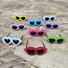 [올식스] 괴마옥 독일토분 파인애플 선인장 썬글라스 플랜테리어 홈가드닝, 썬글라스 (색상랜덤), 혼합, 1개