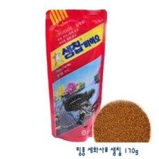 핑퐁 생칩 바이오 거북이 사료, 170g, 1개