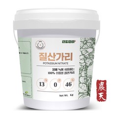 [소포장] 질산가리 - 과실 비대 착색 강화 수용성 관주용 NK 비료, 5kg, 1개