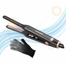 SAOSA 앞머리 고데기 3/10인치 펜슬 짧은머리용 미니 헤어 스트레이트너 KK