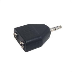 학습이어폰 스테레오젠더 3.5mm 스테레오 이어폰 분배젠더 더블잭 음향분배기 오디오스플리터, 기본, 기본, 기본
