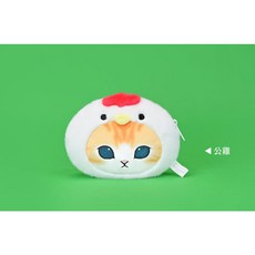 mofusand 貓福珊迪 貓咪動物款頭型吊飾 企鵝, 1個, 化妝包-公雞