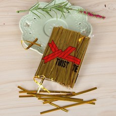 포장용품 금색포장끈 15cm 베이킹리본